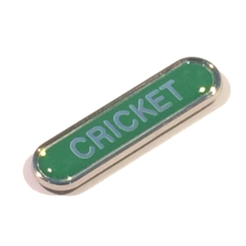 CRICKET bar badge